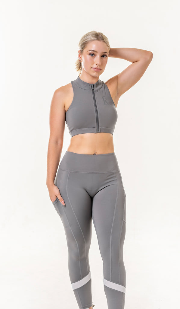 Intense zipper- Grey